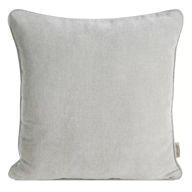 Poszewka na poduszkę 45x45 cm szenilowa, jasnobeżowa NILO Eurofirany