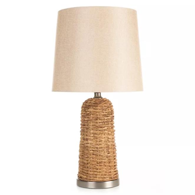 Lampa ARLO w stylu boho z matowym abażurem Eurofirany