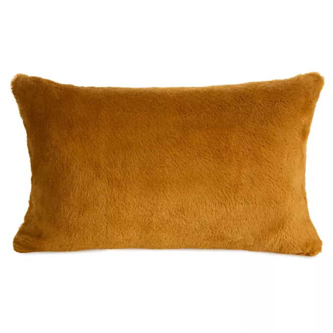 Poszewka na poduszkę 30x50 cm miodowa z miękkiej futrzanej tkaniny NINA Eurofirany