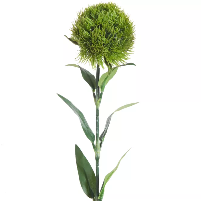 Kwiat sztuczny dekoracyjny GOZDZIK BRODATY zielony Eurofirany