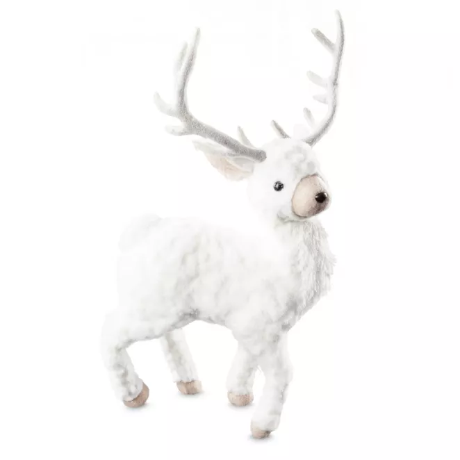 JELEŃ zimowa figurka świąteczna Eurofirany