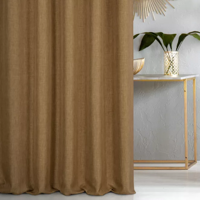 Tkanina zasłonowa zaciemniająca z delikatnym efektem melanżu Eurofirany