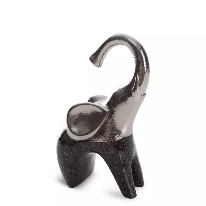 Figurka Słonia z glinki ceramicznej LEO Eurofirany