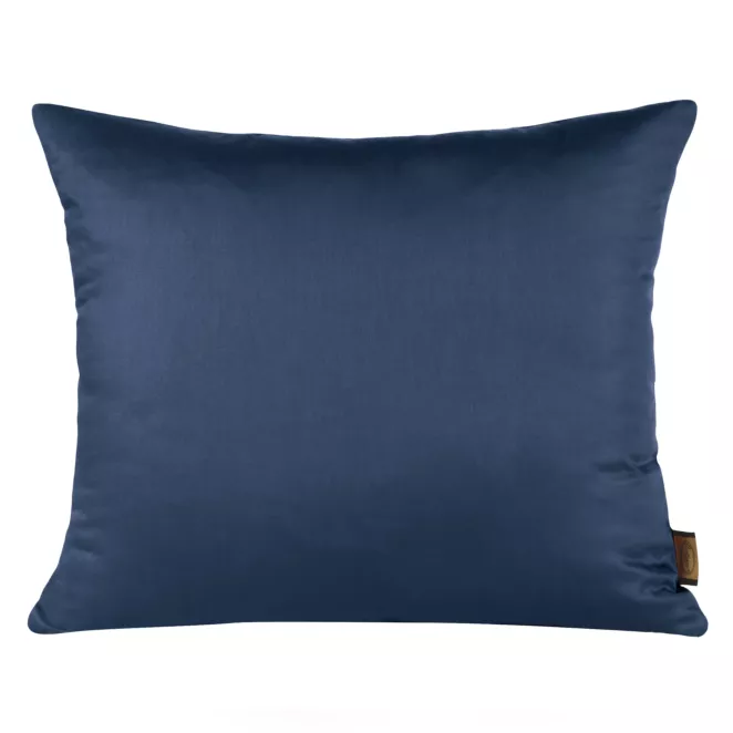 Poszewka na poduszkę 50x70 cm z satyny bawełnianej ciemnoniebieska NOVA Eurofirany