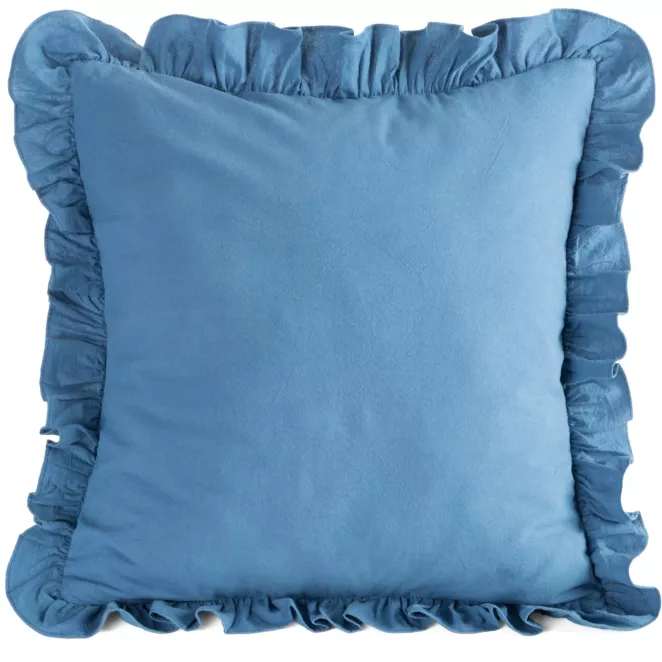 Poszewka na poduszkę 45x45 cm bawełniana z ozdobną falbanką Eurofirany