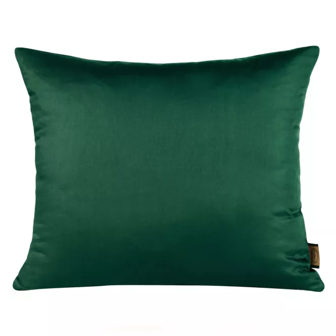 Poszewka na poduszkę 50x70 cm z satyny bawełnianej ciemnozielona NOVA Eurofirany