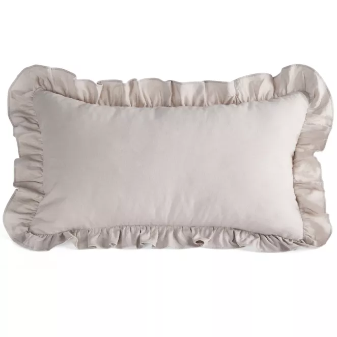 Poszewka na poduszkę 30x50 cm bawełniana z ozdobną falbanką Eurofirany