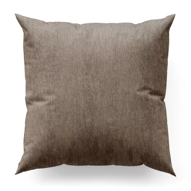 Poszewka na wymiar beżowa z tkaniny o szenilowej strukturze