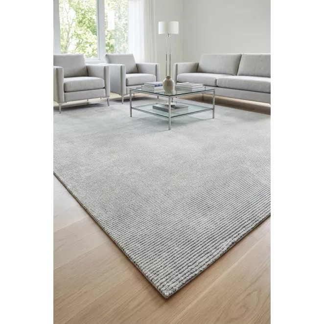 Dywan 60x100 cm szaro, czarny zdobiony abstrakcyjnym wzorem ASIA 3 Eurofirany
