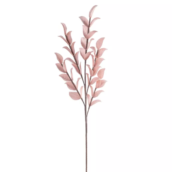 Kwiat sztuczny różowy z plastycznej pianki foamiran 95 cm Eurofirany