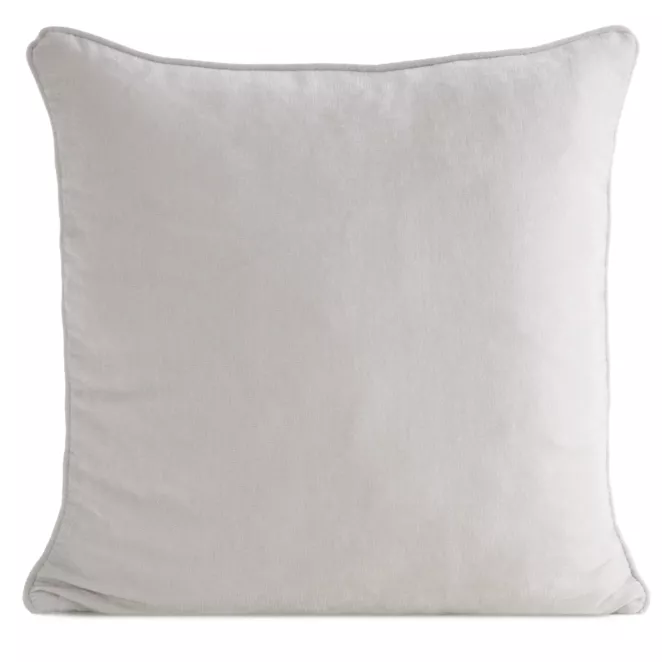 Poszewka na poduszkę 45x45 cm platynowa z szenilowej tkaniny - VANI Eurofirany