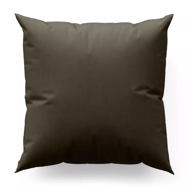 Poszewka szyta jasnobrązowa z gładkiej tkaniny zaciemniającej typu dimout