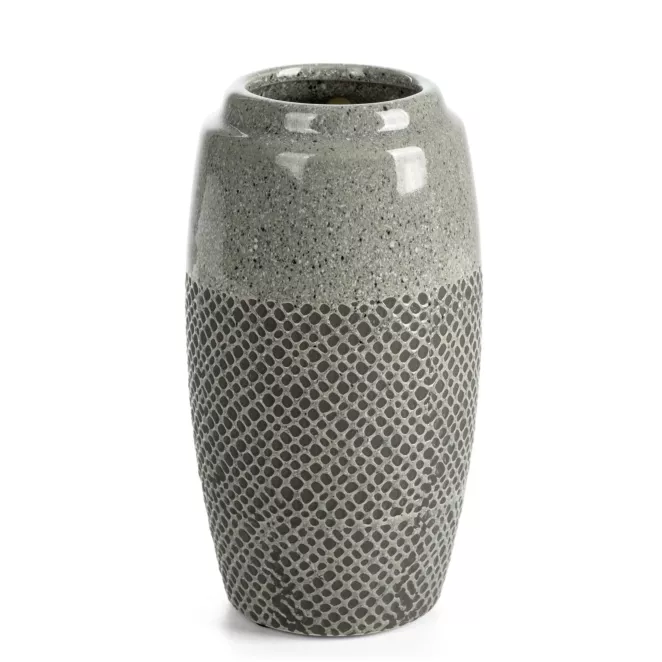 Wazon dekoracyjny stalowy w nowoczesnej stylistyce 13x25 cm NORI Eurofirany