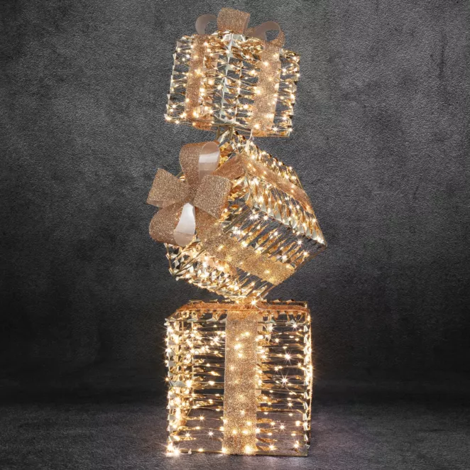 PREZENT - Dekoracja świąteczna LED odporna na warunki atmosferyczne  Eurofirany