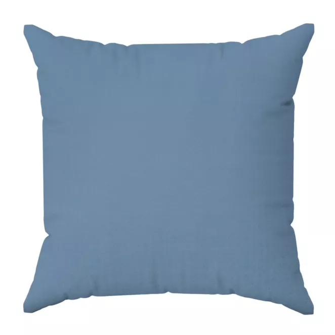 Poszewka szyta DORA - HIT ciemnoniebieska z miękkiej tkaniny o welurowej strukturze