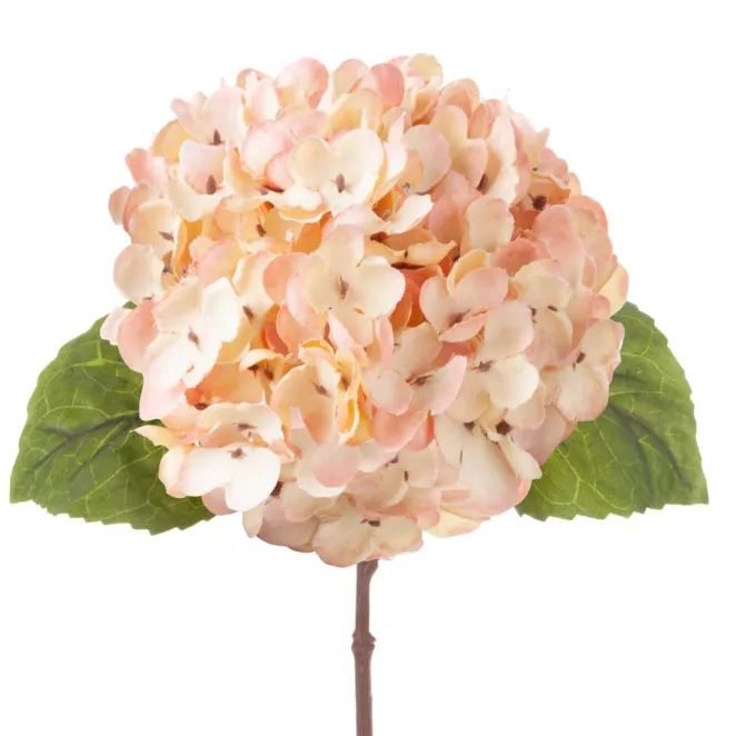 Kwiat sztuczny dekoracyjny HORTENJSA różowa Eurofirany