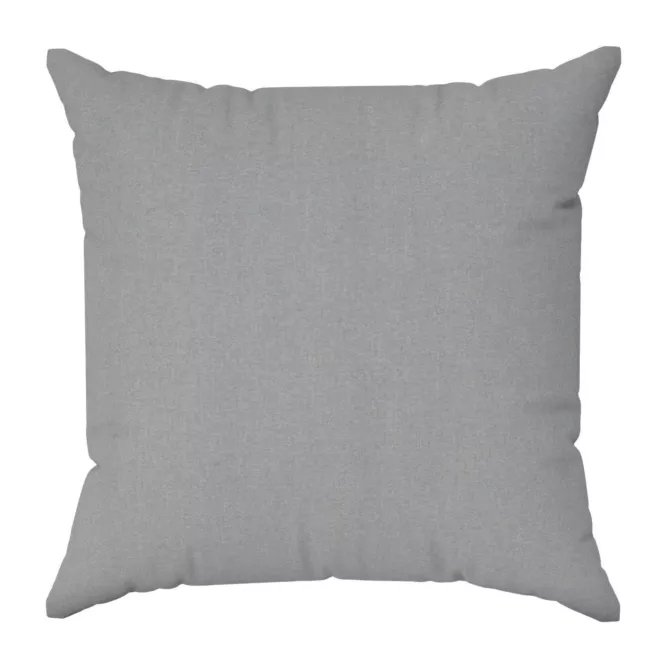 Poszewka na wymiar srebrna z miękkiej tkaniny o welurowej strukturze