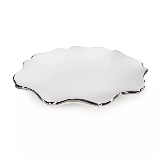 Patera dekoracyjna  z falującym brzegiem AUREN Eurofirany