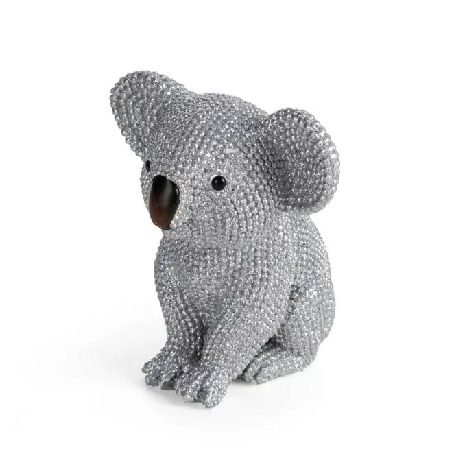 Figurka srebrna Koala o drobnym strukturalnym wzorze ELDO 1 Eurofirany