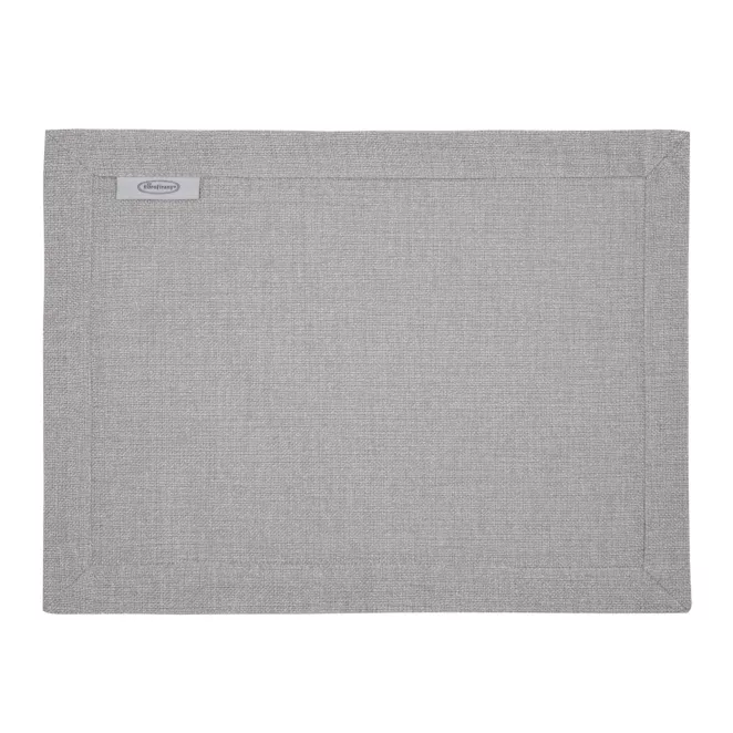 Komplet serwet 4 szt 30x40 cm BIANCA 2 z tkaniny o płóciennym splocie z dodatkiem błyszczącej nici wykończonych podwójną listwą na brzegach