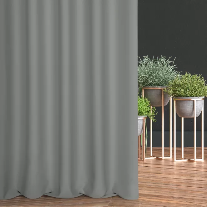 Tkanina zasłonowa zaciemniająca typu dimout półmatowa Eurofirany