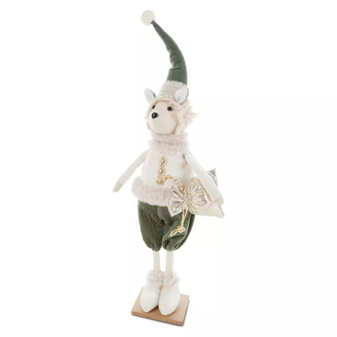 Figurka świąteczna w pastelowych odcieniach Eurofirany