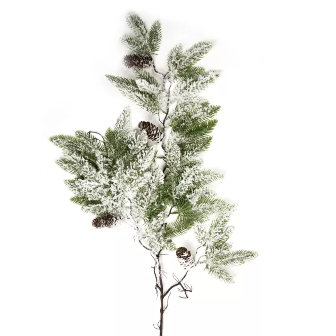 Zimowa gałązka świąteczna z efektem zmrożenia Eurofirany