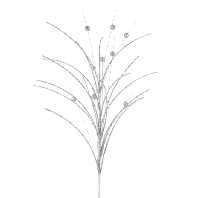 Świąteczna gałązka z lśniącymi kuleczkami Eurofirany