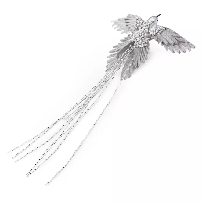 Ozdoba choinkowa PTAK z lśniącymi akcentami Eurofirany