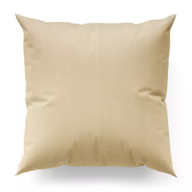 Poszewka na wymiar szampańska z tkaniny strukturalnej z delikatnym połyskiem