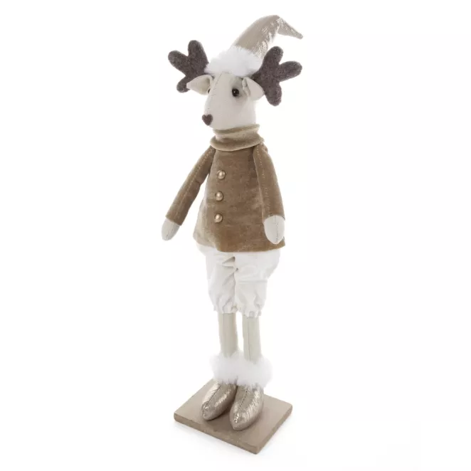 Figurka dekoracyjna świąteczna uroczy Jelonek Eurofirany