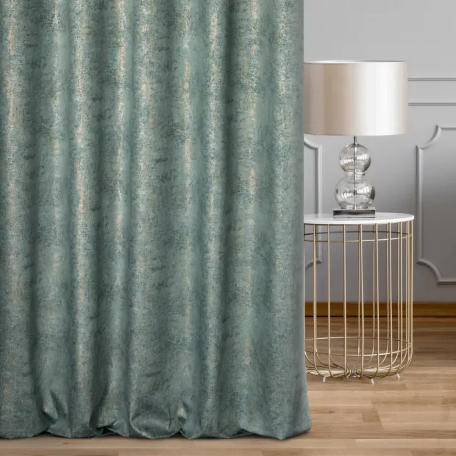 Tkanina zasłonowa z welwetu zdobiona motywem cieniowania  Eurofirany