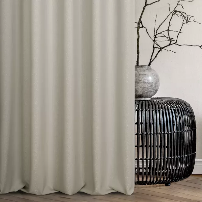 Tkanina zasłonowa błyszcząca z melanżowym wzorem Eurofirany