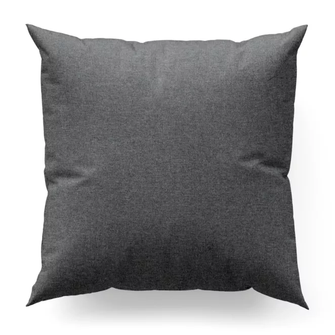 Poszewka szyta stalowa z tkaniny typu dimout o średnim stopniu zaciemnienia