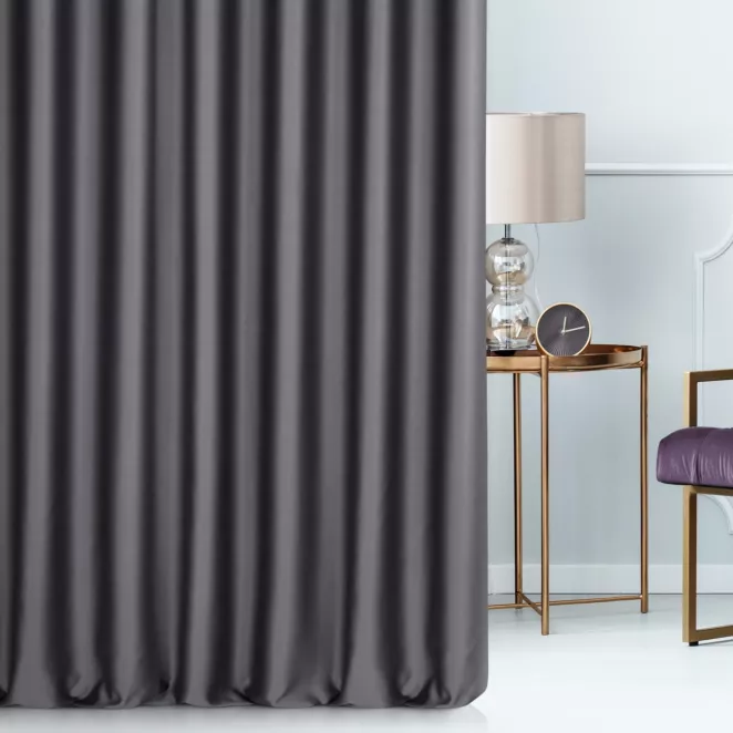 Tkanina zasłonowa zaciemniająca typu dimout półmatowa Eurofirany