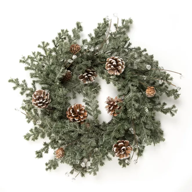 Wianek świąteczny zimowy Eurofirany