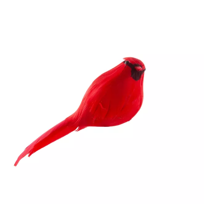 Dekoracyjna ozdoba PTAK z piórami Eurofirany