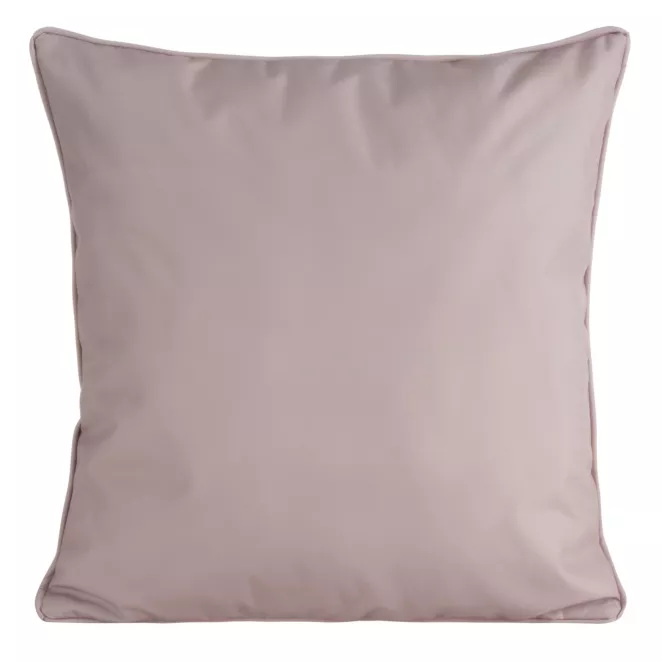 Poszewka na poduszkę 45x45 cm z gładkiej tkaniny wodoodpornej do ogrodu i na taras pudrowa GARDEN 5 Eurofirany