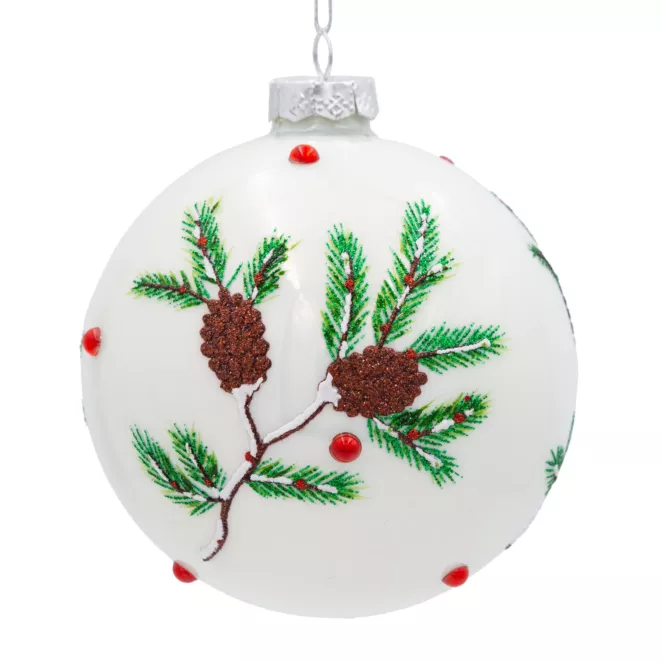 Klasyczna bombka choinkowa ręcznie zdobiona Eurofirany