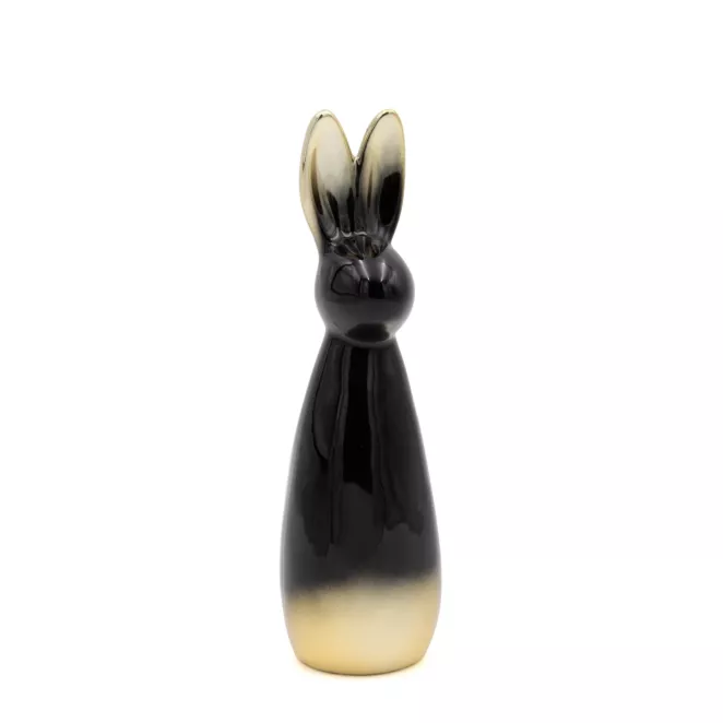 Figurka wielkanocna ZAJĄCZEK z glinki ceramicznej z efektem ombre
