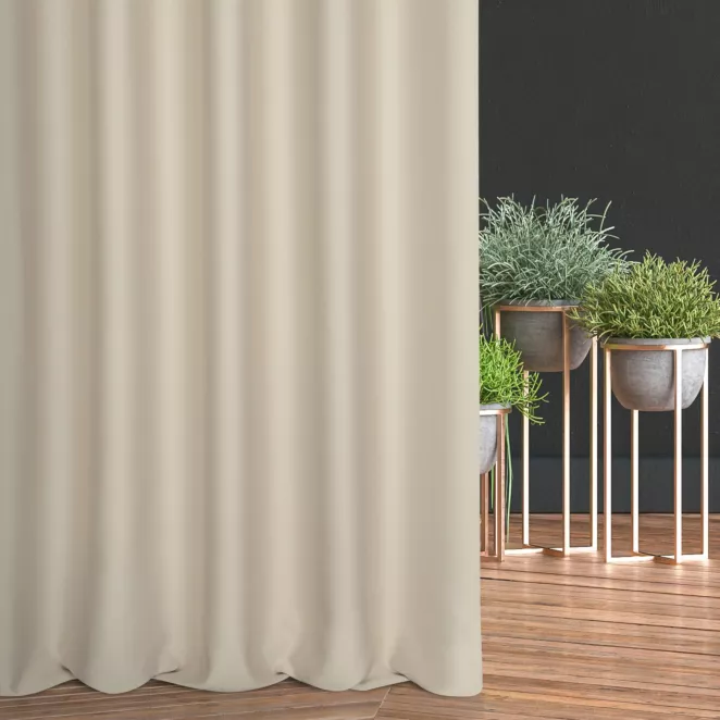 Tkanina zasłonowa zaciemniająca typu dimout półmatowa Eurofirany