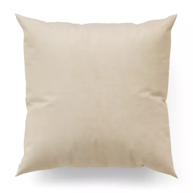 Poszewka szyta ENYA złota z miękkiej półmatowej tkaniny welwetowej