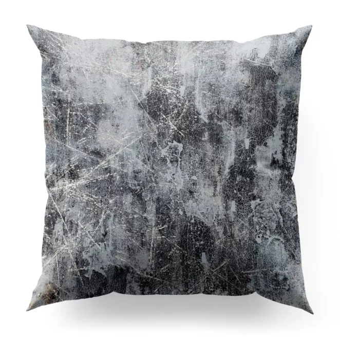 Poszewka szyta srebrno złota z welwetowej tkaniny z błyszczącym nadrukiem