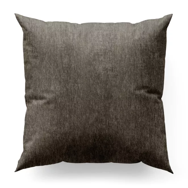 Poszewka na wymiar beżowa z tkaniny o szenilowej strukturze