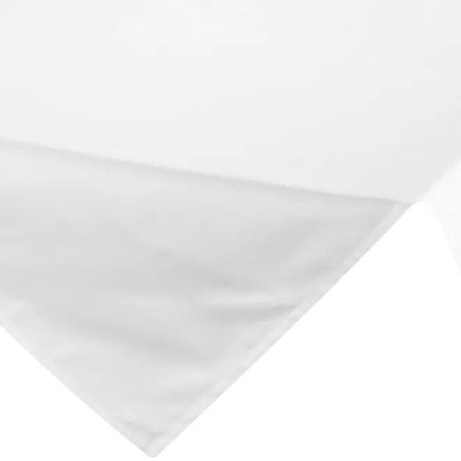 Obrus biały 85x85 cm o widocznym splocie RAMI Eurofirany