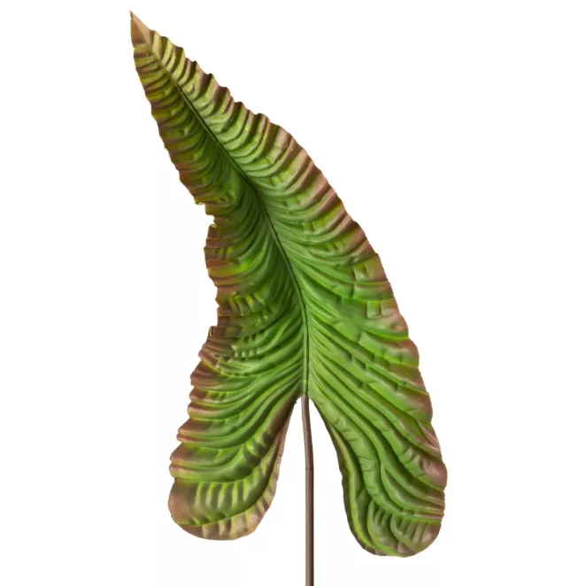 Liść dekoracyjny botaniczny zielono brązowy Eurofirany
