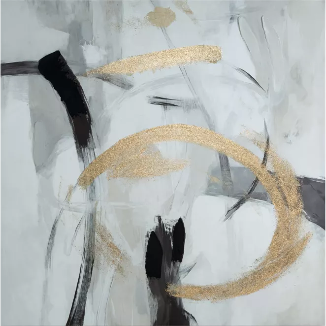 Obraz ręcznie malowany na płótnie z motywem abstrakcyjnym Eurofirany