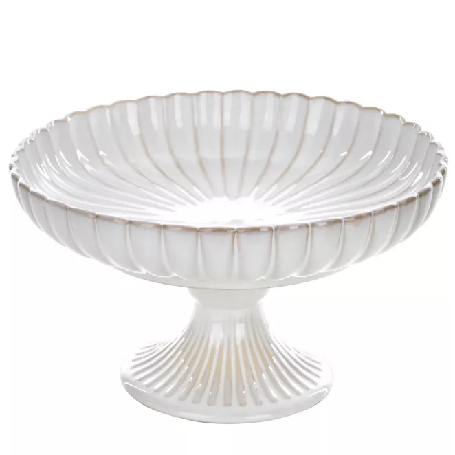 Patera ceramiczna AVRIL w stylu eko z przecieranym wzorem Eurofirany