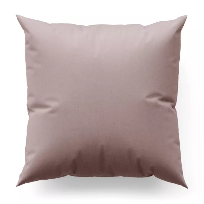 Poszewka szyta wrzosowa z miękkiej tkaniny w drobny wzór jodełkowy