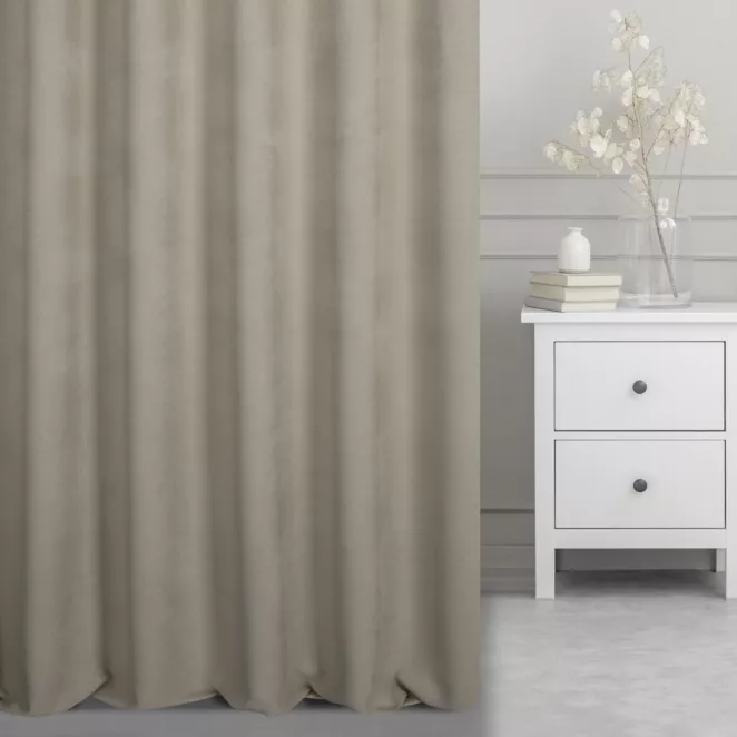 Tkanina zasłonowa z miękkiego weluru Eurofirany